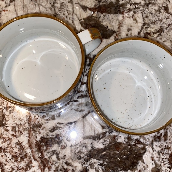 pair of vintage cherry blossom stoneware mugs - Picture 4 of 7